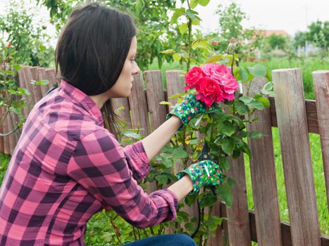 Supervisor checking notes after a gardening complaint